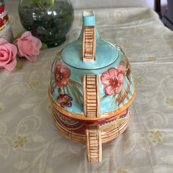 Tracy Porter tea cup for one / pink flower / tea pot / tea cup🌸 - Picture 8 of 10